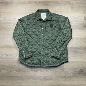 Zero Foxtrtot Jacket Mens Extra Large Green Quilted Military Army Puffer